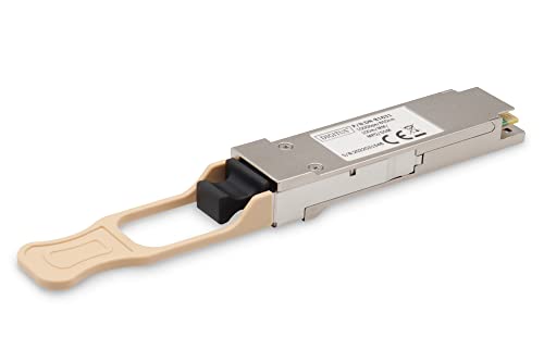 DIGITUS Universal 100 Gbit/s QSFP28 SR4 Modul - optischer Transceiver - Vier Kanäle - MPO-Anschluss - Multi-Mode - Voll-Duplex - 70m OM3/100m OM4 Reichweite - Hot Pluggable von DIGITUS