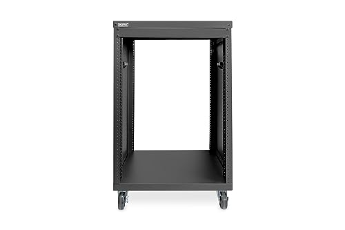 DIGITUS Universal 19-Zoll Equipment Rack - 16HE - unmontiert - Audio-Video-Zubehör - Audio-Rack - Traglast 136 kg - mit Rollen - schwarz DIGITUS Universal 19-Zoll Equipment Rack - 16HE - unmontiert - Audio-Video-Zubehör - Audio-Rack - Traglast 136 kg - mit Rollen - schwarz von DIGITUS