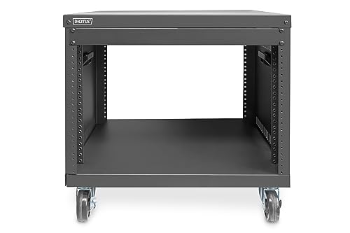 DIGITUS Universal 19-Zoll Equipment Rack - 8HE - unmontiert - Audio-Video-Zubehör - Audio-Rack - Traglast 136 kg - mit Rollen - schwarz DIGITUS Universal 19-Zoll Equipment Rack - 8HE - unmontiert - Audio-Video-Zubehör - Audio-Rack - Traglast 136 kg - mit Rollen - schwarz von DIGITUS