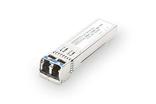 DIGITUS Universal SFP+ Modul - 10 Gbit/s - Mini GBIC - für Multimode-Glasfaserkabel - LC Duplex - 850 nm Wellenlänge - 300 m Reichweite - Plug & Play von DIGITUS