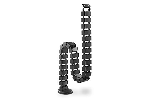DIGITUS Vertikale Kabel-Führung - Flexibles Schreibtisch-Kabelmanagement - Metallfuß - Tischhöhe bis zu 130 cm - Schwarz DIGITUS Vertikale Kabel-Führung - Flexibles Schreibtisch-Kabelmanagement - Metallfuß - Tischhöhe bis zu 130 cm - Schwarz von DIGITUS