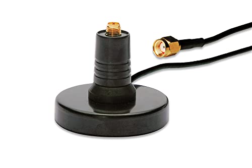 DIGITUS Wireless LAN Antennenfuß - für 2,4 & 5 GHz WLAN - magnetisch - RP-SMA Anschluss - 1,5m Kabel - Schwarz DIGITUS Wireless LAN Antennenfuß - für 2,4 & 5 GHz WLAN - magnetisch - RP-SMA Anschluss - 1,5m Kabel - Schwarz von DIGITUS