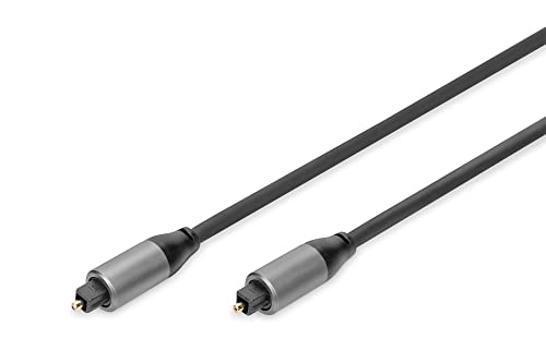 DIGITUS optisches Audiokabel - Toslink zu Toslink - SPDIF - Lichtwellenleiter - 3m - schwarz - für Stereoanlagen, Heimkino, Soundbar, Computer, PS4, Xbox DIGITUS optisches Audiokabel - Toslink zu Toslink - SPDIF - Lichtwellenleiter - 3m - schwarz - für Stereoanlagen, Heimkino, Soundbar, Computer, PS4, Xbox von DIGITUS