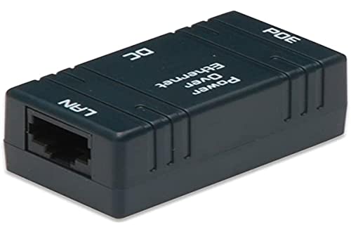 DIGITUS passiver PoE-Injektor - Fast Ethernet - DC-Buchse für 5.5mm Stromstecker - Ohne Stecker-Netzteil, 1 Stück von DIGITUS