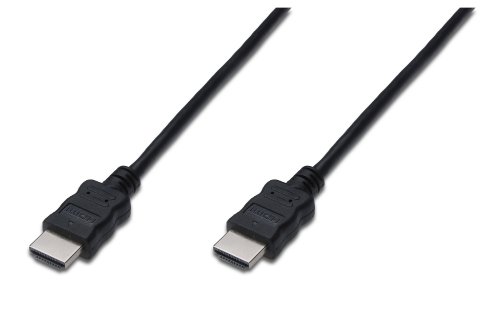 Digitus AK-330100-030-S HDMI-Hochgeschwindigkeits-Anschlusskabel, 3,0 m, Typ A männlich auf Typ A männlich, Schwarz von DIGITUS