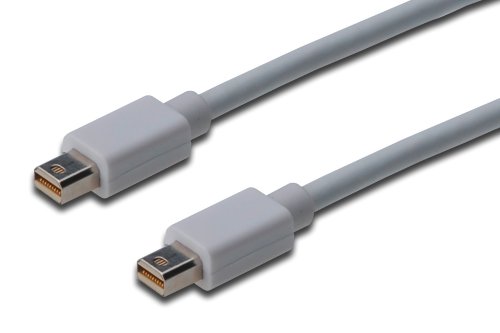Digitus DisplayPort Anschlusskabel, Mini DP Stecker – Mini DP Stecker, 1,0 m lang, Weiß von DIGITUS