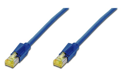 Digitus FTP Netzwerkkabel RJ-45 Cat. 6 A 10 Meter männlich/männlich (blau) von DIGITUS