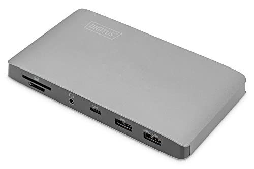 DIGITUS Thunderbolt™ 3 Dockingstation 8K, USB Type-C™, USB 3.0, 7-Port, Travel 2X Video, 3X USB 3.0, 1x USB-C, RJ45, Audio DIGITUS Thunderbolt™ 3 Dockingstation 8K, USB Type-C™, USB 3.0, 7-Port, Travel 2X Video, 3X USB 3.0, 1x USB-C, RJ45, Audio von DIGITUS