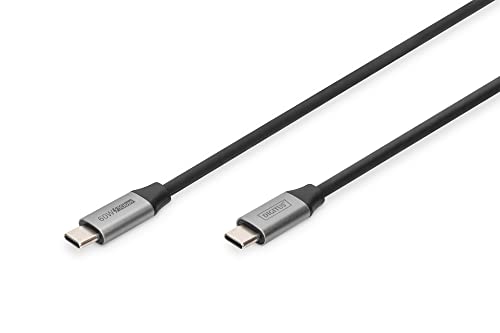 DIGITUS USB-C auf USB-C, PD60W, Gen1 USB3.0 Verbindungskabel 1m / 4K von DIGITUS