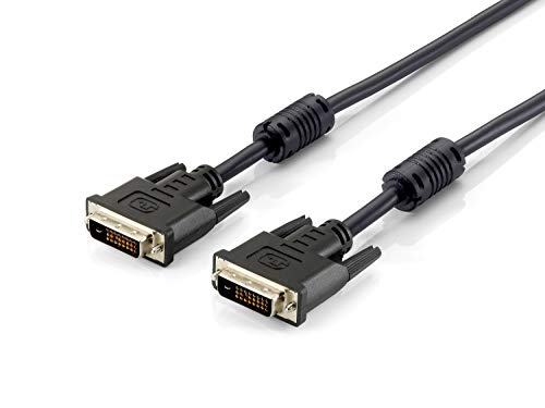 Equip DVI Kabel Digital DualLink Monitorkabel DVI-D 24 + 1 Stecker > DVI-D 24 + 1 Stecker, 5,00 m von DIGITUS