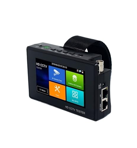 DIGNIFE CCTV-Testmonitor 4K CCTV IP Tester IPC-1800 Plus 4 In Handgelenk IP AHD CVI TVI CVBS 5 In 1 Monitor for Analog IP Kamera Tester H.265 POE Tester CFTV(IPC1800ADHCPlus) von DIGNIFE