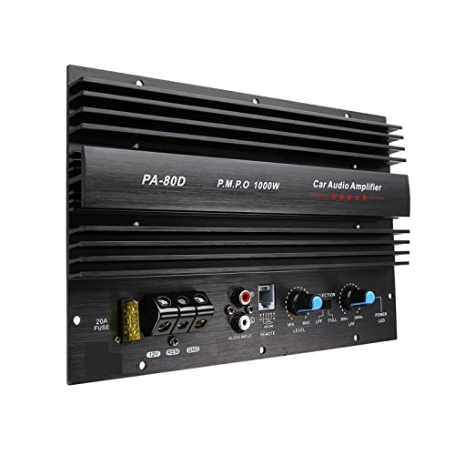 DIGNIFE Audioverstärker, 12V 1000W Verstärkerplatine Mono Auto Power Leistungsstarker Bass Subwoofer Verstärker for Fahrzeug-Player-Modifikation Amplificador von DIGNIFE