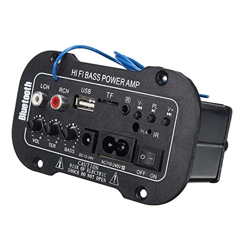 DIGNIFE Audioverstärker, Auto Bluetooth Amplificador Digital Audio Prozessor Verstärkerplatine Audio USB Dac Fm Radio Tf. Spieler-Subwoofer-Verstärker. von DIGNIFE