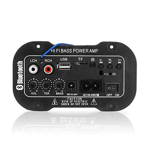 DIGNIFE Audioverstärker, Auto Bluetooth-Verstärkerplatine Audio USB Dac Fm Radio Amplificador. Tf. Spieler Subwoofer-Verstärker digitaler Audioprozessor von DIGNIFE
