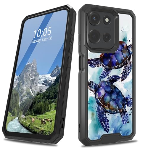 DIGTIALL Schutzhülle für Motorola Moto G 5G 2025 für Herren und Damen, für Moto G 5G 2025, zweilagig, strapazierfähig, stoßfest, robust, Schutzhülle für Moto G 5G 2025, Meeresschildkröte DIGTIALL Schutzhülle für Motorola Moto G 5G 2025 für Herren und Damen, für Moto G 5G 2025, zweilagig, strapazierfähig, stoßfest, robust, Schutzhülle für Moto G 5G 2025, Meeresschildkröte von DIGTIALL