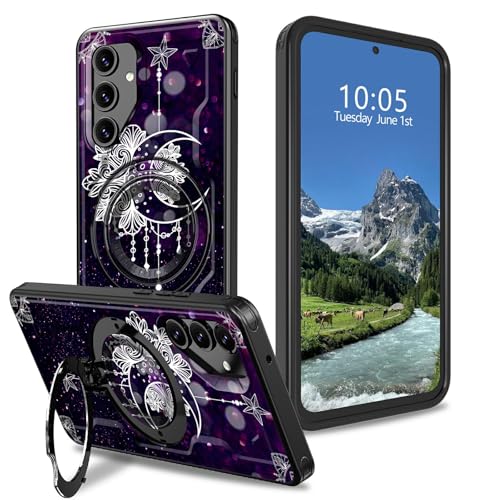 DIGTIALL Schutzhülle für Samsung Galaxy S23 FE 6,4 Zoll (16,3 cm), mit Ständer, für Galaxy S23 FE, Hybrid-Motiv, zweilagig, stoßfest, Schutzhülle für Samsung S23 FE von DIGTIALL