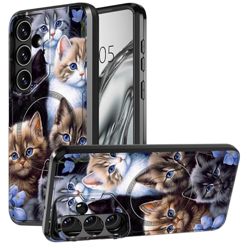 DIGTIALL Schutzhülle für Samsung Galaxy S25 Plus/S24 Plus mit Ständer und Kamera-Abdeckung für Galaxy S25 Plus/S24 Plus, mit zweilagiger, strapazierfähiger, stoßfester Magsafe-Schutzhülle, niedliche DIGTIALL Schutzhülle für Samsung Galaxy S25 Plus/S24 Plus mit Ständer und Kamera-Abdeckung für Galaxy S25 Plus/S24 Plus, mit zweilagiger, strapazierfähiger, stoßfester Magsafe-Schutzhülle, niedliche von DIGTIALL