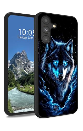 DIGTIALL TPU-Schutzhülle für Samsung Galaxy A16 5G/4G, 17 cm (6,7 Zoll), schmal, schwarz, weiches TPU-Silikon, stoßfest, rutschfest, für Damen und Herren, für Samsung Galaxy A16 5G/4G, Blaue Augen von DIGTIALL