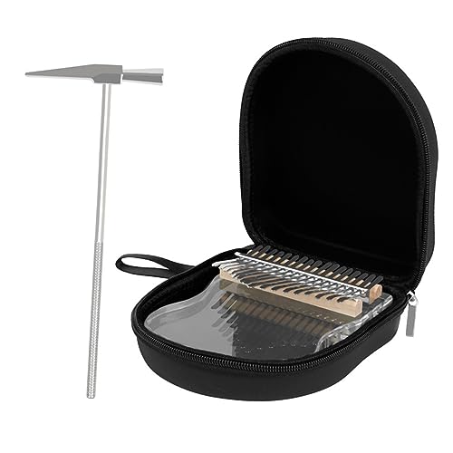 DIKACA 1 Satz Daumen tragbar Finger musikinstrumente musical instruments party mitgebsel genschenkideen Musikalisches sabberlack Kalimba für Anfänger Kalimba 17 Schlüssel Acryl von DIKACA