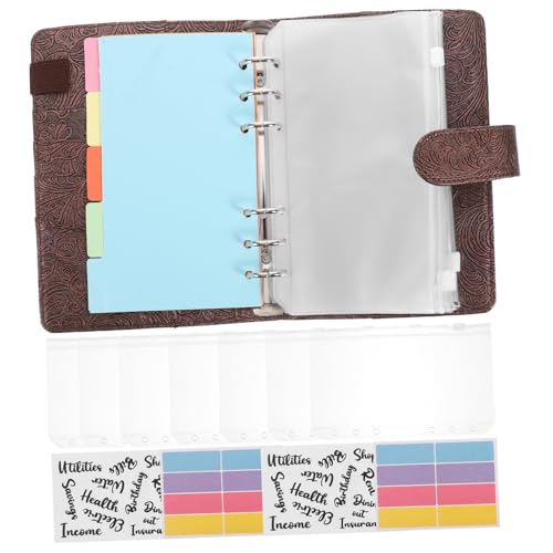 DIKACA 1 Satz Loseblattanzug Ordnertasche Haushaltsbuch Budget Loseblattbuch Ordner für Budget Notizblock-Marker Index klassifizierter Etiketten Budget-Notizbücher Plastik DIKACA 1 Satz Loseblattanzug Ordnertasche Haushaltsbuch Budget Loseblattbuch Ordner für Budget Notizblock-Marker Index klassifizierter Etiketten Budget-Notizbücher Plastik von DIKACA