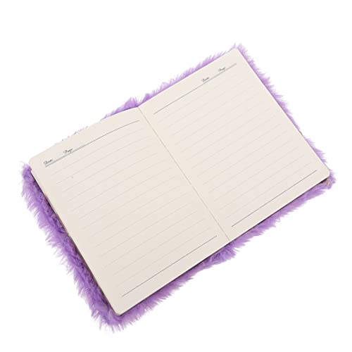 DIKACA 1 Stück Plüsch-Notizbuch tagebücher für notizbuch zeichenpad schreiben zeichnen notizblock notizbuch zeitschrift niedliche Notizbuchästhetik Pink Notebook Papier von DIKACA