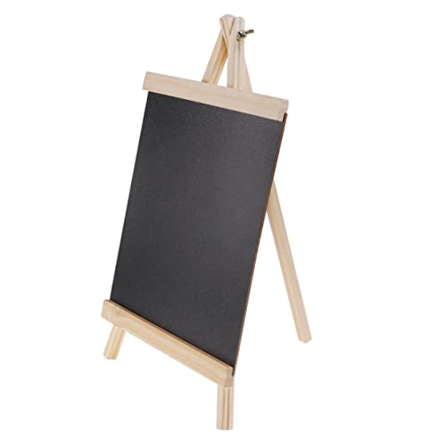 DIKACA 1 Stück löschbare Tafel Hochzeit Nachricht Kreidetafel kleine Zeichen Ausstellung groß holzbrett holzplatte black board holztafel holzbohlen bretter Mini-Tafeln Tafelzeichen Bambus von DIKACA
