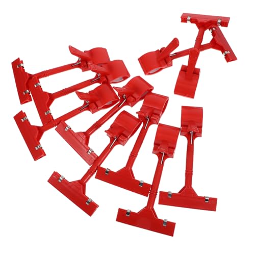 DIKACA 10 Stück Etikettenhalter Preisschildhalter Kartenständer Für Displays Event Etikettenhalter Teller Tischregale Kartenbrecher Ladendisplays Schilder Kabel Kinderwagen von DIKACA