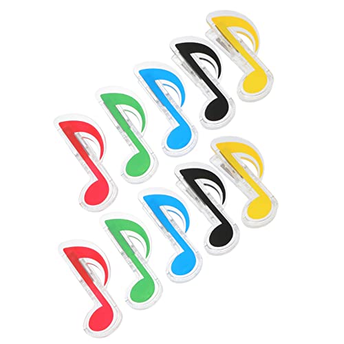 DIKACA 10 Stück Klaviernoten Clips Schreibwaren Bunte Büroklammern Musik Büroklammer Farbige Memo Clips Musikbuch Clip Bunter Notenständer Clip Musiknoten Clip Abs DIKACA 10 Stück Klaviernoten Clips Schreibwaren Bunte Büroklammern Musik Büroklammer Farbige Memo Clips Musikbuch Clip Bunter Notenständer Clip Musiknoten Clip Abs von DIKACA