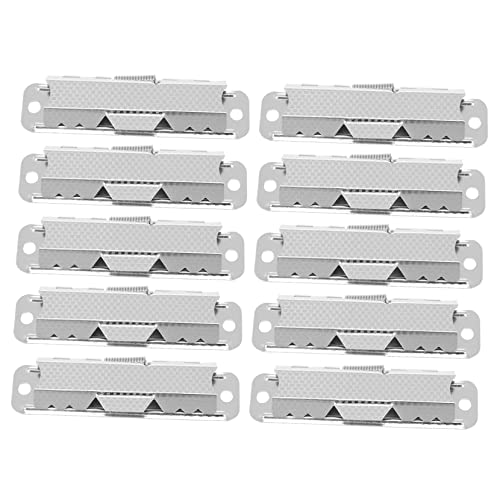 DIKACA 10 Stück Mappe Büro Lieferungen Schreibwaren Datei-Clip Binderclip papierklammer paperclips Metallordner-Klammer Dokumentenhefter metallclips Menü-Clip Aktenklammern Zinklegierung von DIKACA