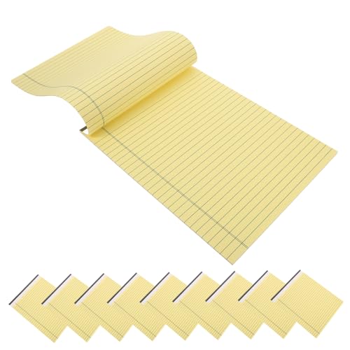 DIKACA 10 Teiliger Block Notizbücher Und Schreibblöcke Perforierte Helle Notizblöcke Prime Memo Pads Arbeitslehrer Notizblöcke Kleine Business Notizbuchgröße Notizen Liniertes von DIKACA