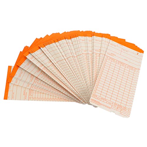 DIKACA 100 Blatt Anwesenheitspapierstau Mitarbeiter Teilnahme Arbeiten Monatliche Stempelkarten Anwesenheitsschreiber Monatliche Zeitschaltuhr Tägliche Anwesenheit Aufzeichnen Amtszeit von DIKACA