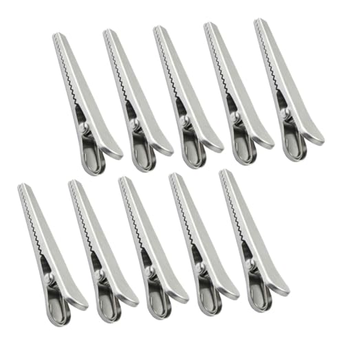 DIKACA 10Stücke Wiederverwendbare Krokodilklemmen Multifunktions Lebensmittelbeutelclips für Effizientes Versiegeln von Tüten für Büro und Reisen Garantiert DIKACA 10Stücke Wiederverwendbare Krokodilklemmen Multifunktions Lebensmittelbeutelclips für Effizientes Versiegeln von Tüten für Büro und Reisen Garantiert von DIKACA