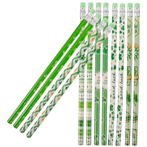 DIKACA 12St Bleistift mit vierblättrigem Kleeblatt Valentinstag-Bleistift Bleistift mit Radiergummi Weihnachtssto St. Patrick Day Bleistifte mit Radiergummi tragbarer Holzstift DIKACA 12St Bleistift mit vierblättrigem Kleeblatt Valentinstag-Bleistift Bleistift mit Radiergummi Weihnachtssto St. Patrick Day Bleistifte mit Radiergummi tragbarer Holzstift von DIKACA