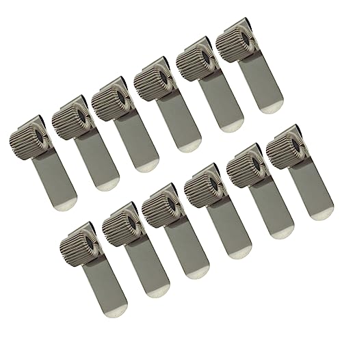 DIKACA 12Stücke Teiliges Metall Stift Clips Kreativer Stifthalter für Schule Elastische Halterung für Notizbücher Langlebig und Praktisch aus Hochwertigem Metall DIKACA 12Stücke Teiliges Metall Stift Clips Kreativer Stifthalter für Schule Elastische Halterung für Notizbücher Langlebig und Praktisch aus Hochwertigem Metall von DIKACA