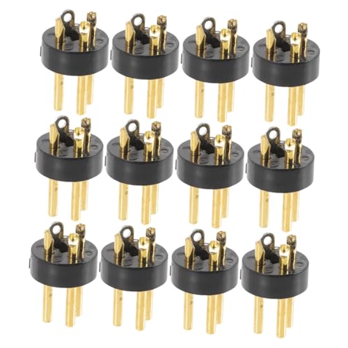 DIKACA 12Stücke Xlr Anschlussstecker Mikrofon Audio Adapter für Ktv und Tonausrüstung Langlebige und Konstruktion für DIY Verbindungskabel DIKACA 12Stücke Xlr Anschlussstecker Mikrofon Audio Adapter für Ktv und Tonausrüstung Langlebige und Konstruktion für DIY Verbindungskabel von DIKACA