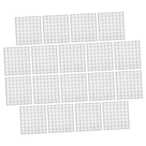 DIKACA 18 Blatt Doppelseitiger Schwammkleber scheckheft scrapbbok klebegewichte binders Schulaufkleber doppelseitiges Klebeband runder Aufkleber doppelseitiges Pad z. B. Kunststoff Weiß DIKACA 18 Blatt Doppelseitiger Schwammkleber scheckheft scrapbbok klebegewichte binders Schulaufkleber doppelseitiges Klebeband runder Aufkleber doppelseitiges Pad z. B. Kunststoff Weiß von DIKACA