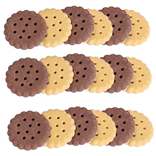 DIKACA 18 Stk Radiergummi Cookie-radierer Tierische Kekse Schreibwaren 3d-radierer Mini-tierspielzeug Mini-bleistifte Tierischer Mini-spielzeug Kind Zeichenstift Tpr Plätzchen von DIKACA