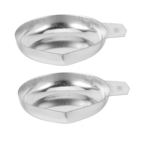 DIKACA 2 Stück Edelstahl Waageschale Waagenschale Kleine Waage Waage Rostfreie Schale Für Waage Waageschale Wiederverwendbare Wiegeschalen Teller Kochwaage Schmuckmessung DIKACA 2 Stück Edelstahl Waageschale Waagenschale Kleine Waage Waage Rostfreie Schale Für Waage Waageschale Wiederverwendbare Wiegeschalen Teller Kochwaage Schmuckmessung von DIKACA