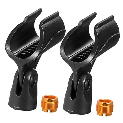 DIKACA 2 Stück Mikrofonständer Schrauben Mikrofonhalterung Unterstützung Clip -thread -adapter Mikrofonhalter Für Den Mikrofonstand Mikrofon-clip Montieren Aufnahme Schwarz Plastik DIKACA 2 Stück Mikrofonständer Schrauben Mikrofonhalterung Unterstützung Clip -thread -adapter Mikrofonhalter Für Den Mikrofonstand Mikrofon-clip Montieren Aufnahme Schwarz Plastik von DIKACA