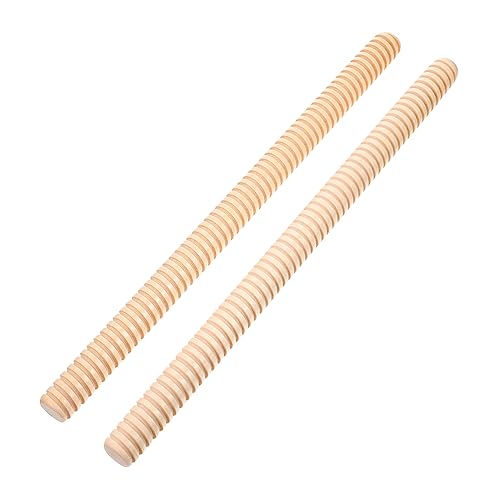 DIKACA 2 Stück Orff-Sticks Musikalisches Rhythmus-Musikstöcke musikinstrumente musical instruments drumsticks drum stick Musikstock Zubehör für Schlaginstrumente Holz von DIKACA
