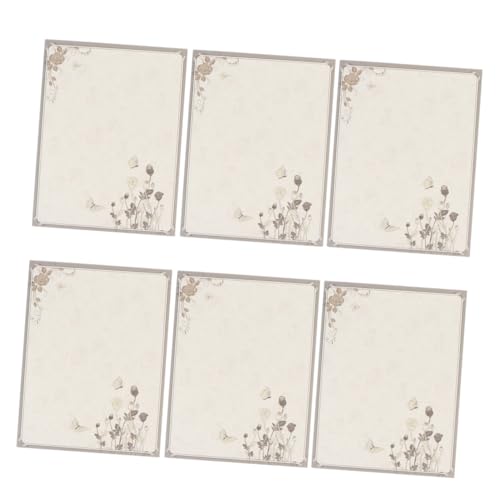DIKACA 40 Stück Vintage Briefpapier Jahrgang Stationär Alt Aussehendes Papier Schreibwaren Brief Stationär Kalligraphie Vintage-druckpapier Hochzeit Gefüttert Retro DIKACA 40 Stück Vintage Briefpapier Jahrgang Stationär Alt Aussehendes Papier Schreibwaren Brief Stationär Kalligraphie Vintage-druckpapier Hochzeit Gefüttert Retro von DIKACA