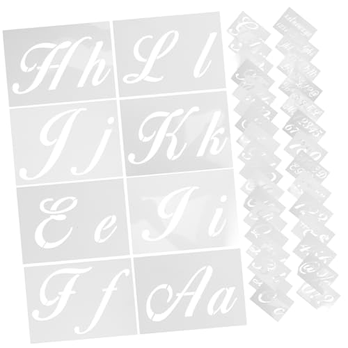 DIKACA 40 Stück Vorlage für Buchstaben Brief klein Kunstzeichnungsschablonen Alphabet-Schablonen groß Form hohl Alphabetschablonen zum Malen große Schablonen Malvorlage das Haustier Weiß DIKACA 40 Stück Vorlage für Buchstaben Brief klein Kunstzeichnungsschablonen Alphabet-Schablonen groß Form hohl Alphabetschablonen zum Malen große Schablonen Malvorlage das Haustier Weiß von DIKACA