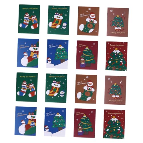 DIKACA 50 stücke Weihnachten Tasche Notebooks Thema Memo Pad Student Journal Büro Notizblock Kompakte Größe Notebook Set von DIKACA