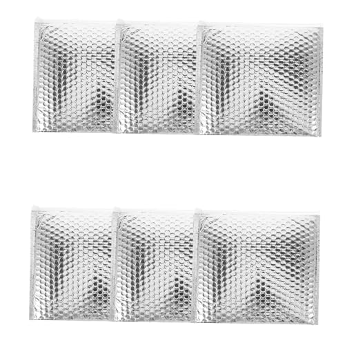 DIKACA 6 Stück Bubble Envelope Express -Tasche Umschläge Verpackungsbeutel Blase Paketbeutel kleine Blase Umzugsmaterial Luftpolsterfolie Blasentasche Blasenbeutel Aluminiumfolie Silber DIKACA 6 Stück Bubble Envelope Express -Tasche Umschläge Verpackungsbeutel Blase Paketbeutel kleine Blase Umzugsmaterial Luftpolsterfolie Blasentasche Blasenbeutel Aluminiumfolie Silber von DIKACA