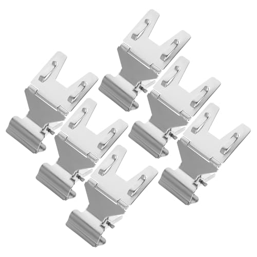 DIKACA 6 Stücke Ad Ordner Halter Aufmerksamkeit Display Tag Clip Rack Tag Clamp Label Klemmen Silber Galvani Eisen DIKACA 6 Stücke Ad Ordner Halter Aufmerksamkeit Display Tag Clip Rack Tag Clamp Label Klemmen Silber Galvani Eisen von DIKACA