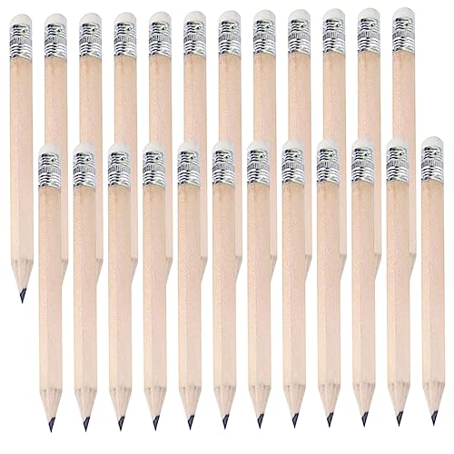 DIKACA 60Stücke Kurzbleistifte Für Ergonomische Golfstifte Mit Radiergummi Zeichnen Schreiben Und Skizzieren Für Schule Büro Und Kreative Projekte DIKACA 60Stücke Kurzbleistifte Für Ergonomische Golfstifte Mit Radiergummi Zeichnen Schreiben Und Skizzieren Für Schule Büro Und Kreative Projekte von DIKACA
