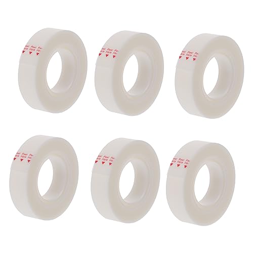 DIKACA 6Rollen Mattiertes Transparentes Klebeband Schreibwarenband für Schule Büro und DIY Unsichtbare Handreißbare Bänder für Vielseitige Anwendungen DIKACA 6Rollen Mattiertes Transparentes Klebeband Schreibwarenband für Schule Büro und DIY Unsichtbare Handreißbare Bänder für Vielseitige Anwendungen von DIKACA