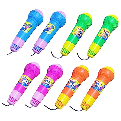 DIKACA 8 Stück Simuliertes Mikrofonspielzeug -mikrofon Echo-mikrofone Für Karaoke Gefälschtes Mikrofon Echo Simulation Mikrofon Plastik Zufällige Farbe DIKACA 8 Stück Simuliertes Mikrofonspielzeug -mikrofon Echo-mikrofone Für Karaoke Gefälschtes Mikrofon Echo Simulation Mikrofon Plastik Zufällige Farbe von DIKACA