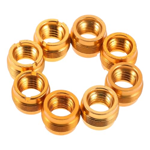 DIKACA 8-Teiliges Set Mikrofon-Clip Mikrofonarm-Adapter Mikrofon-Ersatzständer-Adapter Mikrofon-Schraubadapter Mikrofon-Stoßdämpferhalterung Gewindeadapter Metall Golden DIKACA 8-Teiliges Set Mikrofon-Clip Mikrofonarm-Adapter Mikrofon-Ersatzständer-Adapter Mikrofon-Schraubadapter Mikrofon-Stoßdämpferhalterung Gewindeadapter Metall Golden von DIKACA