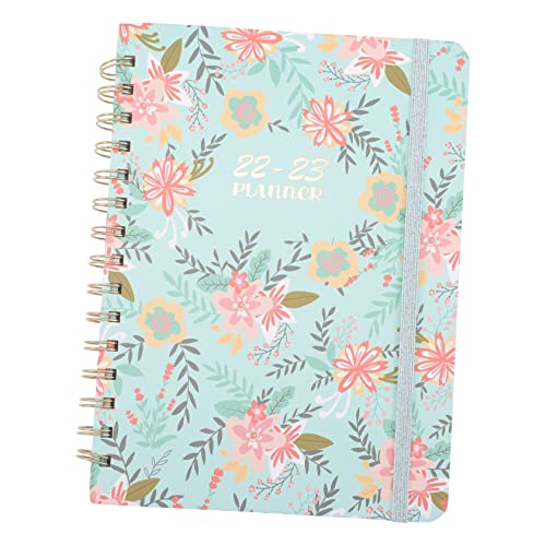 DIKACA Agendabuch 2023 the notebook notizhefte nootbook Monatsplaner Notizbuch Spiralbindung Notizbuch schülerkalender Wöchentlicher Notizblock Studentenplaner Spulenplaner Papier Green von DIKACA